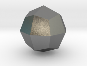 02. Geodesic Cube Pattern 2 - 10mm in Polished Silver