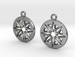 Compass in Polished Silver