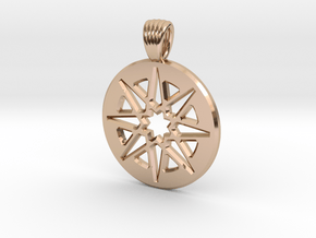 Compass in 9K Rose Gold 