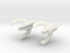 Xindi Insectoid Ship 1/7000 x2 in White Natural Versatile Plastic