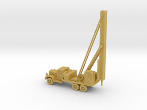1/160 Scale Water Well Digger Truck in Tan Fine Detail Plastic