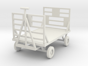 Modern BR mail trolley (N scale) in White Natural Versatile Plastic