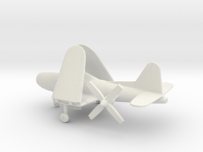 Ryan XF2R Dark Shark (folded wings) in White Natural Versatile Plastic: 1:160 - N