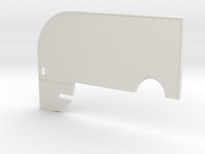 Lord Nelson smoke deflector (right-hand) in White Natural Versatile Plastic