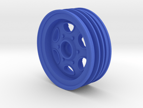 Front Wheel for 2WD RC Buggies like FX10 & Hornet in Blue Smooth Versatile Plastic