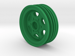 Front Wheel for 2WD RC Buggies like FX10 & Hornet in Green Smooth Versatile Plastic