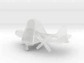 Ryan XF2R Dark Shark (folded wings) in Clear Ultra Fine Detail Plastic: 6mm