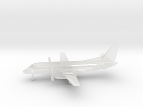 Saab 340 A in Clear Ultra Fine Detail Plastic: 1:350
