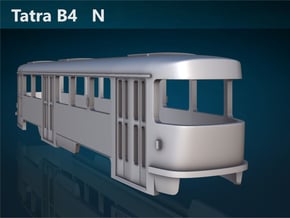 Tatra B4 N [body] in Tan Fine Detail Plastic