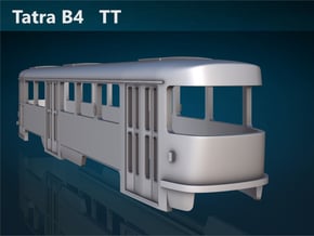 Tatra B4 TT [body] in Gray Fine Detail Plastic