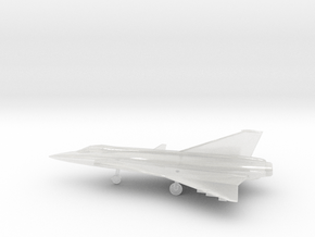 Saab J.35 Draken in Clear Ultra Fine Detail Plastic: 1:200