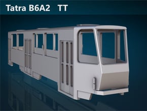 Tatra B6A2 TT [body] in Tan Fine Detail Plastic