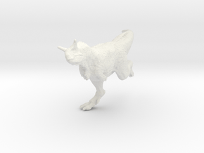 Carnotaurus in White Natural Versatile Plastic: 1:60