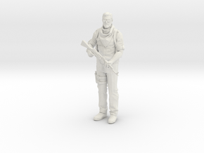 Counter-Strike Terrorist Figurine in White Natural Versatile Plastic