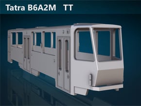 Tatra B6A2M TT [body] in Tan Fine Detail Plastic