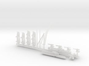 1/600 USS Pensacola (1939) Fittings in Clear Ultra Fine Detail Plastic