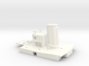 1/600 USS Pensacola (1939) Rear Superstructure in White Smooth Versatile Plastic