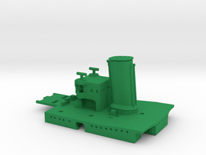 1/600 USS Pensacola (1939) Rear Superstructure in Green Smooth Versatile Plastic
