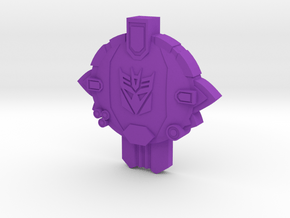 Cybertron Decepticon Cyber Planet Key in Purple Processed Versatile Plastic: Medium