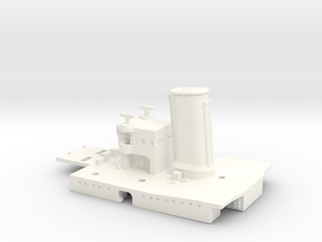 1/700 USS Pensacola (1939) Rear Superstructure in White Smooth Versatile Plastic