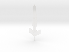 Autobot Elite Guard Sword of Honor  in Clear Ultra Fine Detail Plastic