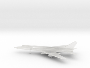Tupolev Tu-128 Fiddler-B in Clear Ultra Fine Detail Plastic: 1:350