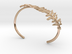 Sword Fern Bracelet in 9K Rose Gold 