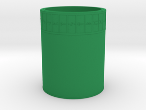Runes Cup in Green Smooth Versatile Plastic