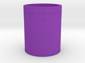 Runes Cup in Purple Smooth Versatile Plastic