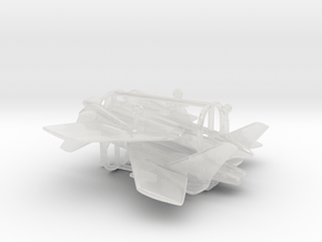 Vought F7U Cutlass in Clear Ultra Fine Detail Plastic: 1:350