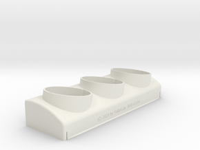 Elise S1 - Dashpanel RHD for 54mm Instruments in White Natural Versatile Plastic