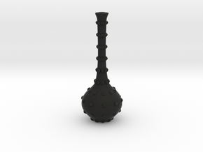 Little studded vase in Black Natural Versatile Plastic