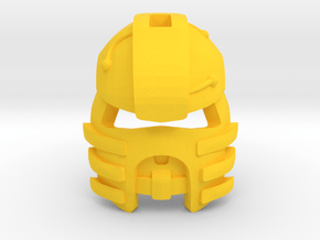 Noble Mask of Emulation in Yellow Smooth Versatile Plastic