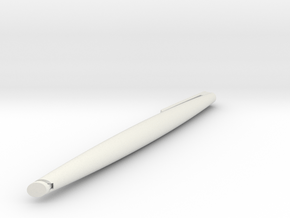 Pen 2_2 in White Natural Versatile Plastic