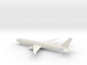 Boeing 767-400 in White Natural Versatile Plastic: 1:700