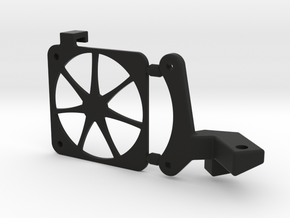 Losi Mini B 20mm Fan Mount in Black Natural Versatile Plastic