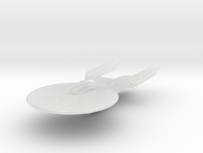 Excelsior Study II (2 nacelles) 1/7000 in Clear Ultra Fine Detail Plastic