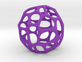 Golden Dice- turn old to new! in Purple Smooth Versatile Plastic: Small