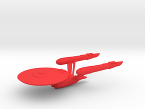 Constitution Class (Discovery) / 12.7cm - 5in in Red Smooth Versatile Plastic
