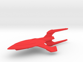 Tiburon Class / 10cm - 4in in Red Smooth Versatile Plastic