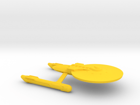 USS Ares NCC-1650 / 15cm - 5.9in in Yellow Smooth Versatile Plastic