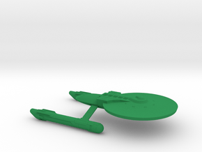 USS Ares NCC-1650 / 15cm - 5.9in in Green Smooth Versatile Plastic