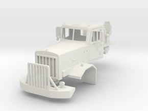 1/50th Autocar DK Flat fender set back axle in White Natural Versatile Plastic