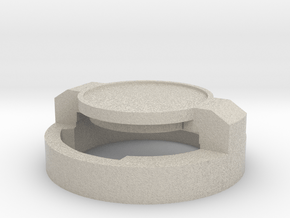 Beyblade Bit Protector | HMS | Standard Size in Natural Sandstone