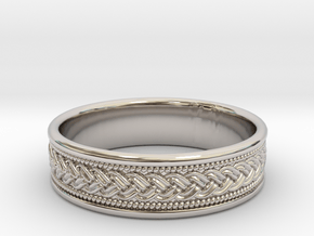 Fountain Ring Custom size 9 in Platinum