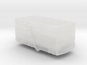 ffestiniog inside bearing 4 plank wagon 009 in Clear Ultra Fine Detail Plastic