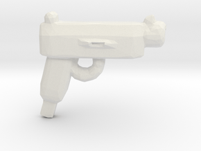 pistol in White Natural Versatile Plastic
