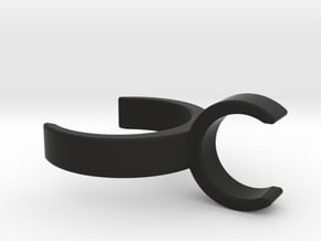 19mm to T3MC-B; 5mm Thick, 90 Degree Rotation in Black Natural Versatile Plastic