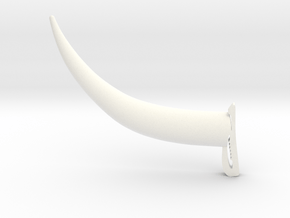 Horns for Ballcaps (Bison Shaman) FREE DOWNOAD in White Smooth Versatile Plastic