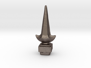 Iron Finial 3D-Scan in Polished Bronzed-Silver Steel